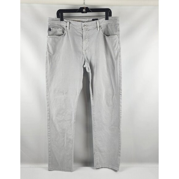 AG Adriano Goldschmied Pants Mens 36 The Graduate Tailored Leg Light Gray - Picture 1 of 10